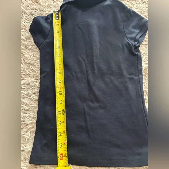 Classic Blue IZOD Girls Polo Shirt Sz 7 8 School Uniform - Picture 4 of 5